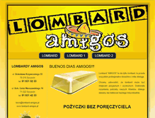 Tablet Screenshot of lombard-amigos.pl